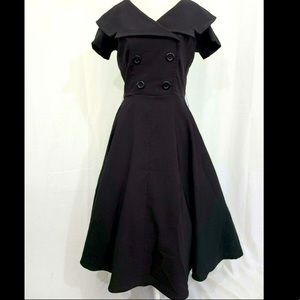 Tatyana Full skirt, secretary dress